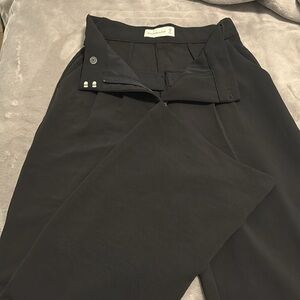 Abercrombie black high waisted trousers